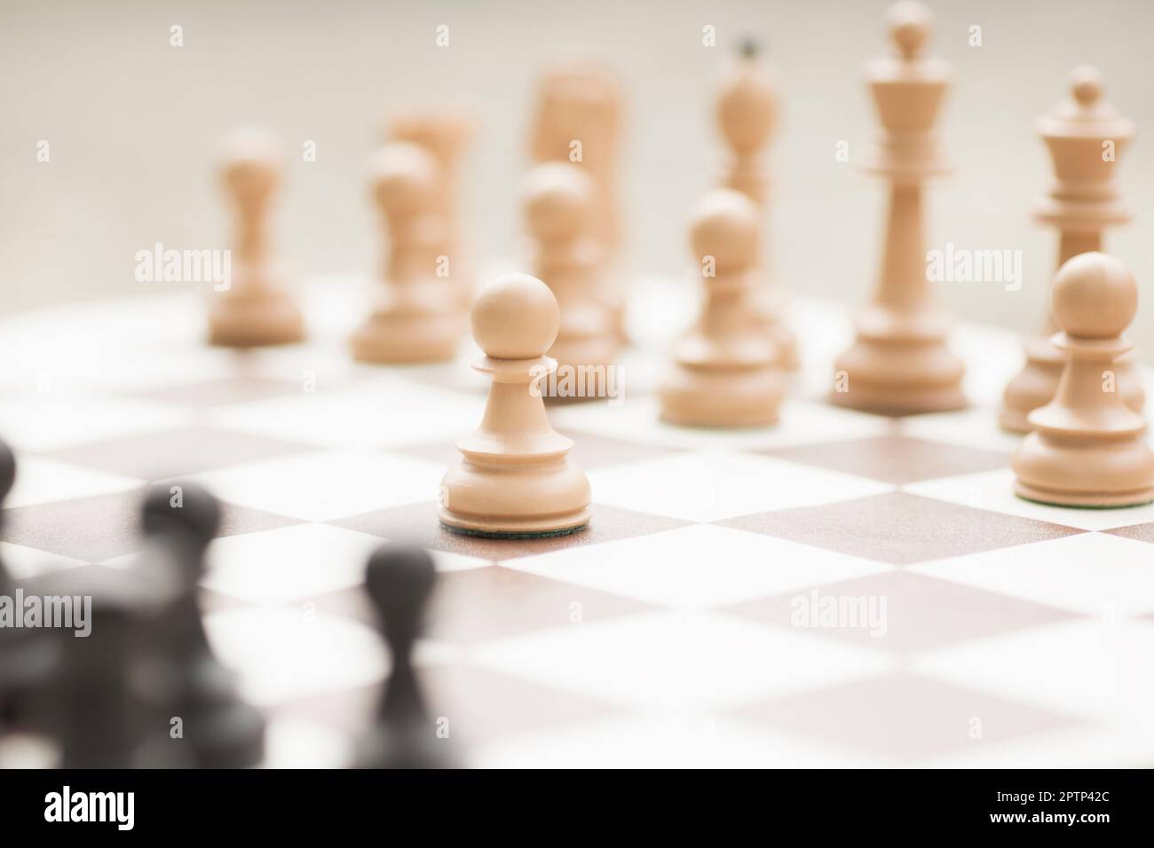 Chess Board and Pieces in Start Position Stock Photo - Image of rivalry,  beginnings: 7837664