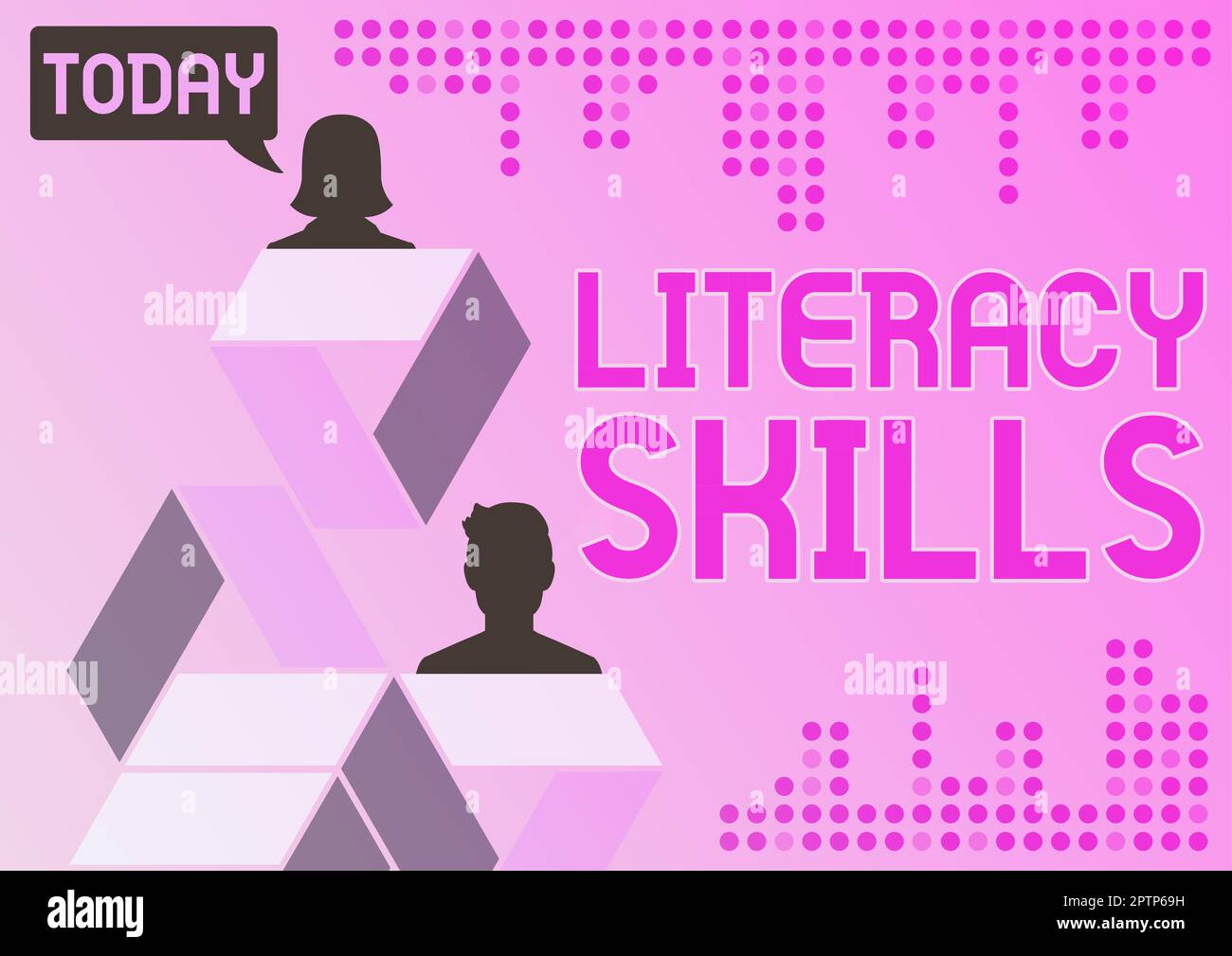 Writing Displaying Text Literacy Skills Internet Concept All Knowledge