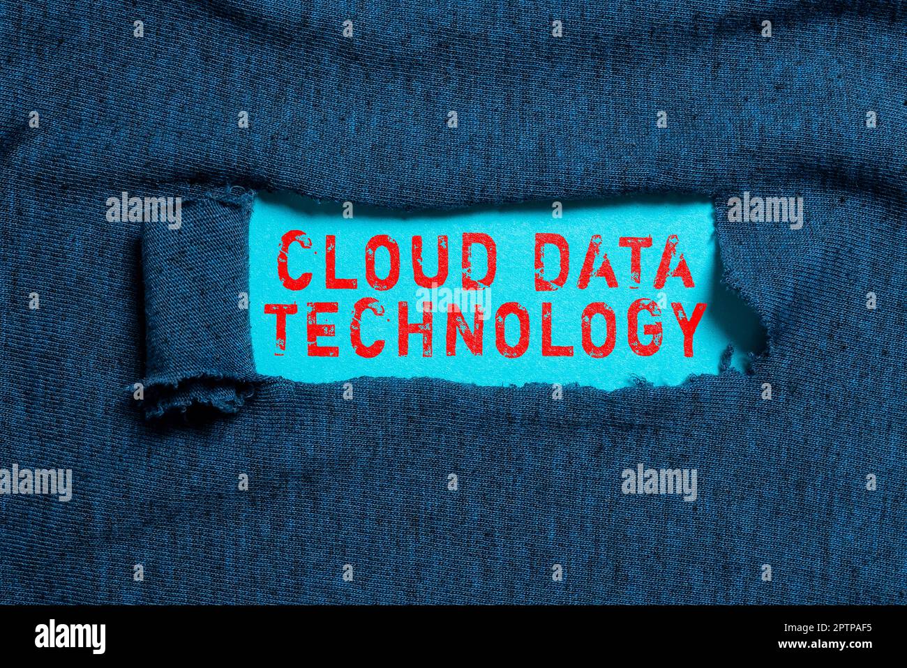 Conceptual caption Cloud Data Technology, Business overview Save and access data and programs over the Internet Stock Photo