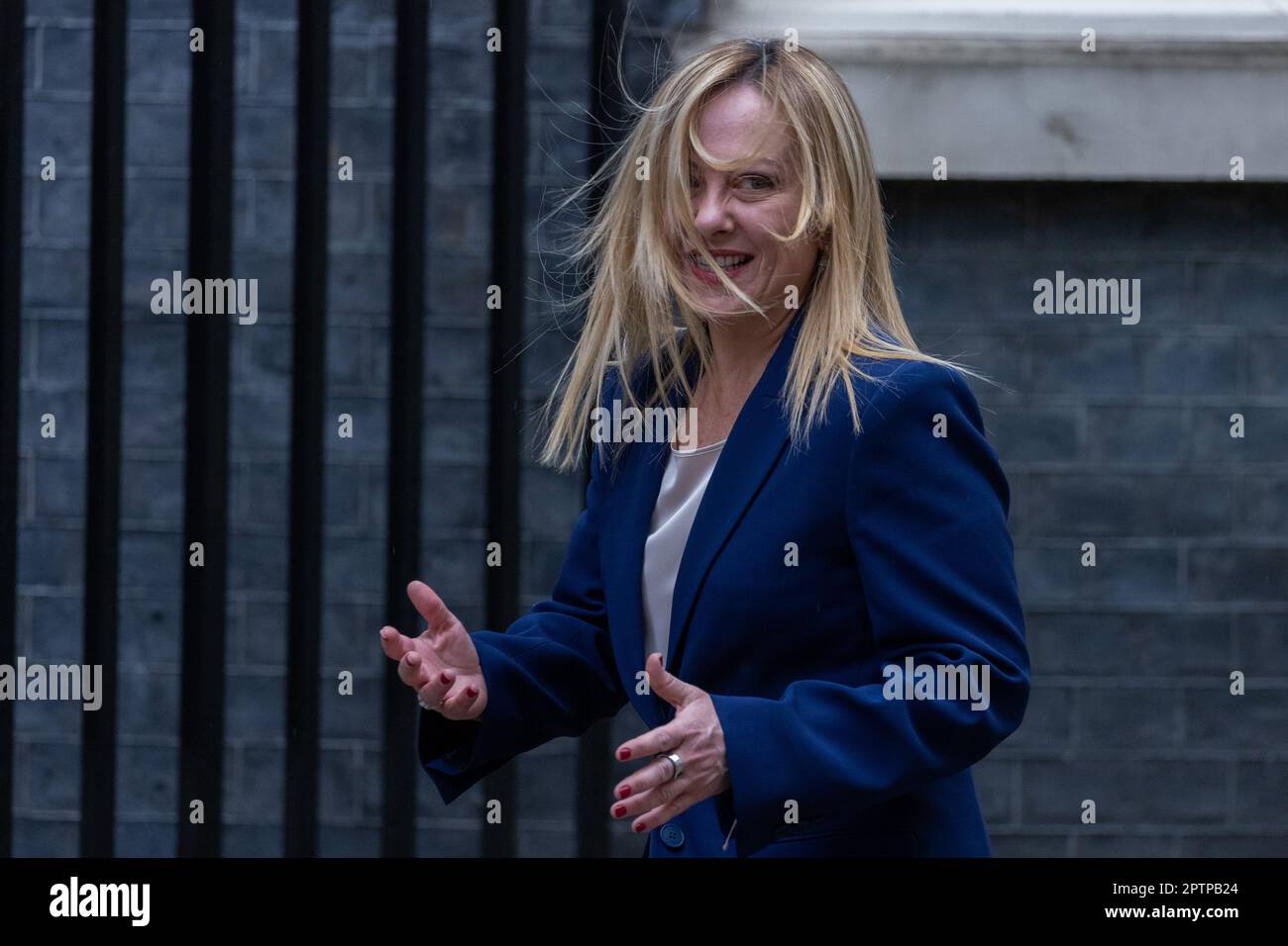 London, UK. 27th April, 2023. Meloni, Prime Minister of Italy