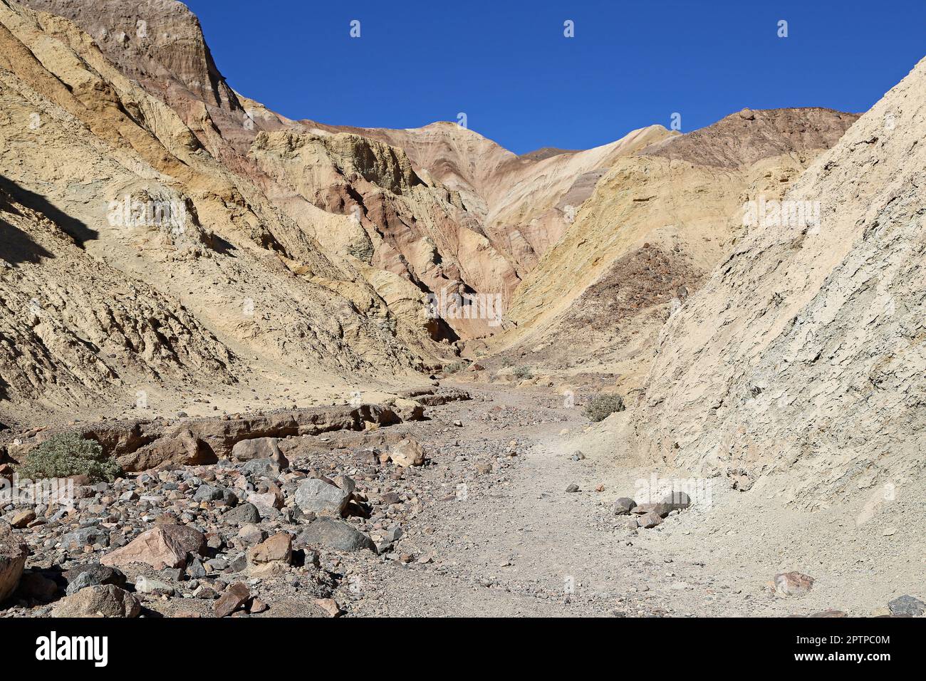 Golden canyon trail at death valley national park in california hi-res ...