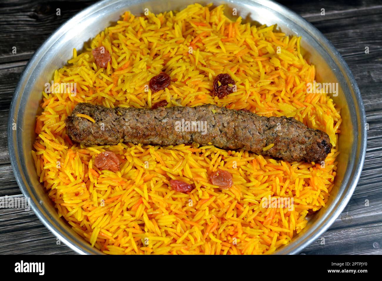 Arabic cuisine traditional food beef Kofta, kebab and tarb kofta shish