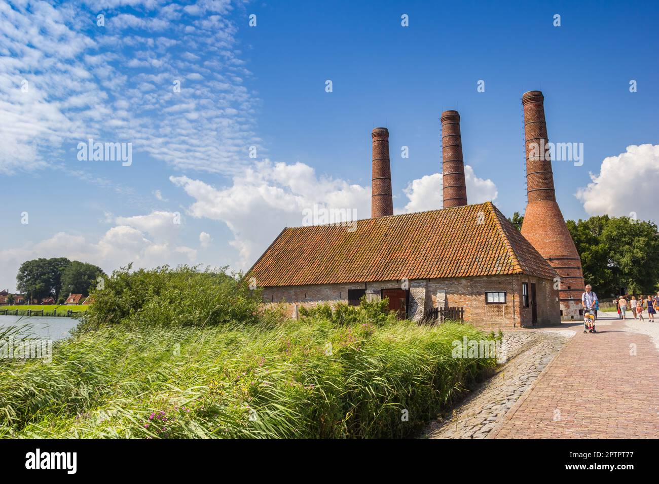 Historic lime kiln factory in Enkhuizen, Netherlands Stock Photo Alamy