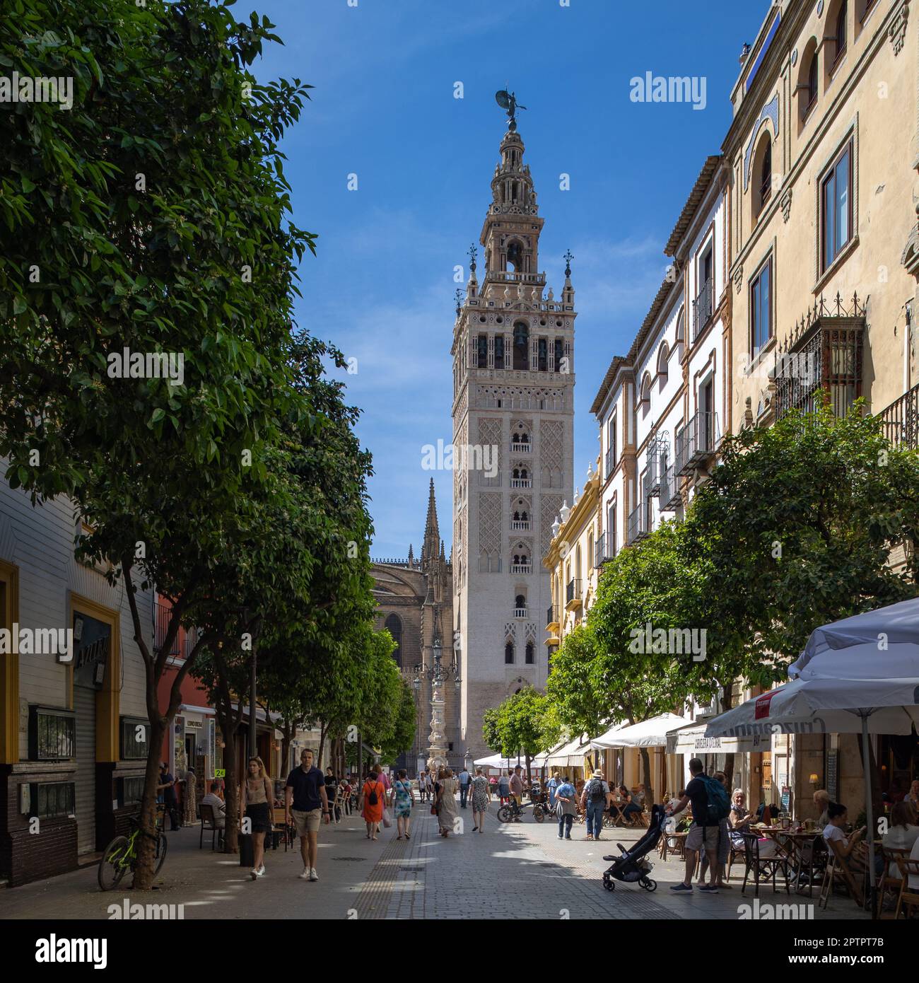 The Gerald Tower, seville, Sevilla, Spain Stock Photo