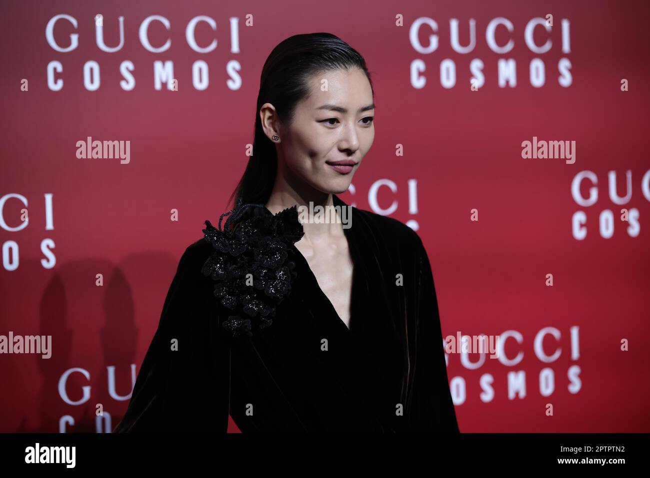 Chinese model Liu Wen attended the Gucci activity in Shanghai, China. 27th  Apr, 2023. (Photo by ChinaImages/Sipa USA) Credit: Sipa US/Alamy Live News  Stock Photo - Alamy