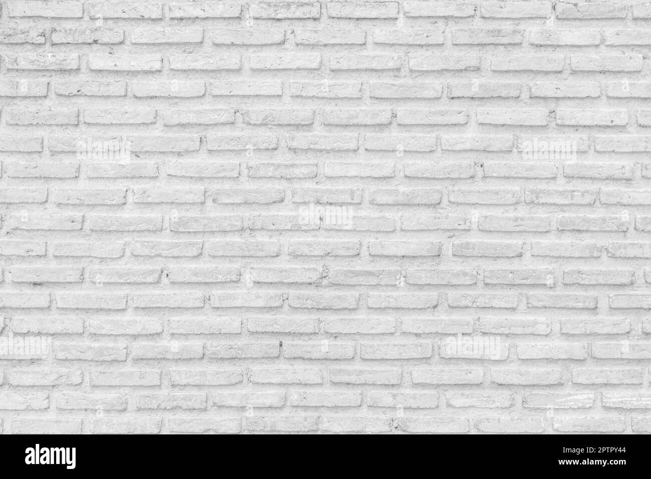 White brick wall pattern texture background. Bricks wall on rustic