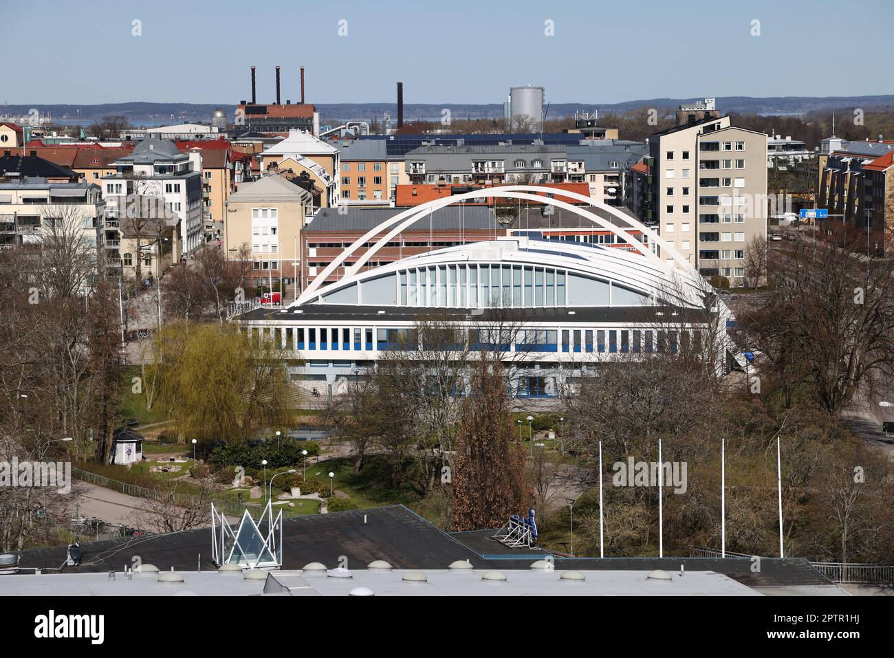 City of Linköping, Sweden, an old sports hall Stock Photo - Alamy