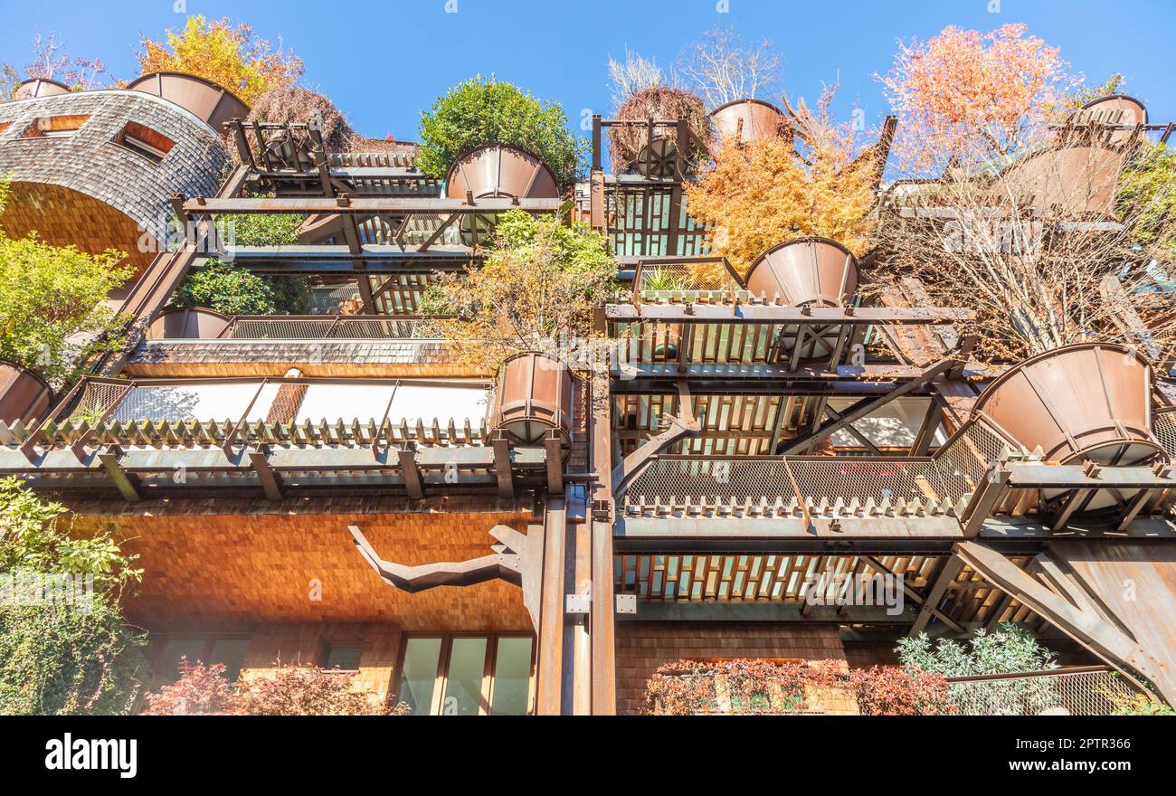 Turin, Italy Circa November 2021 real estate green residential