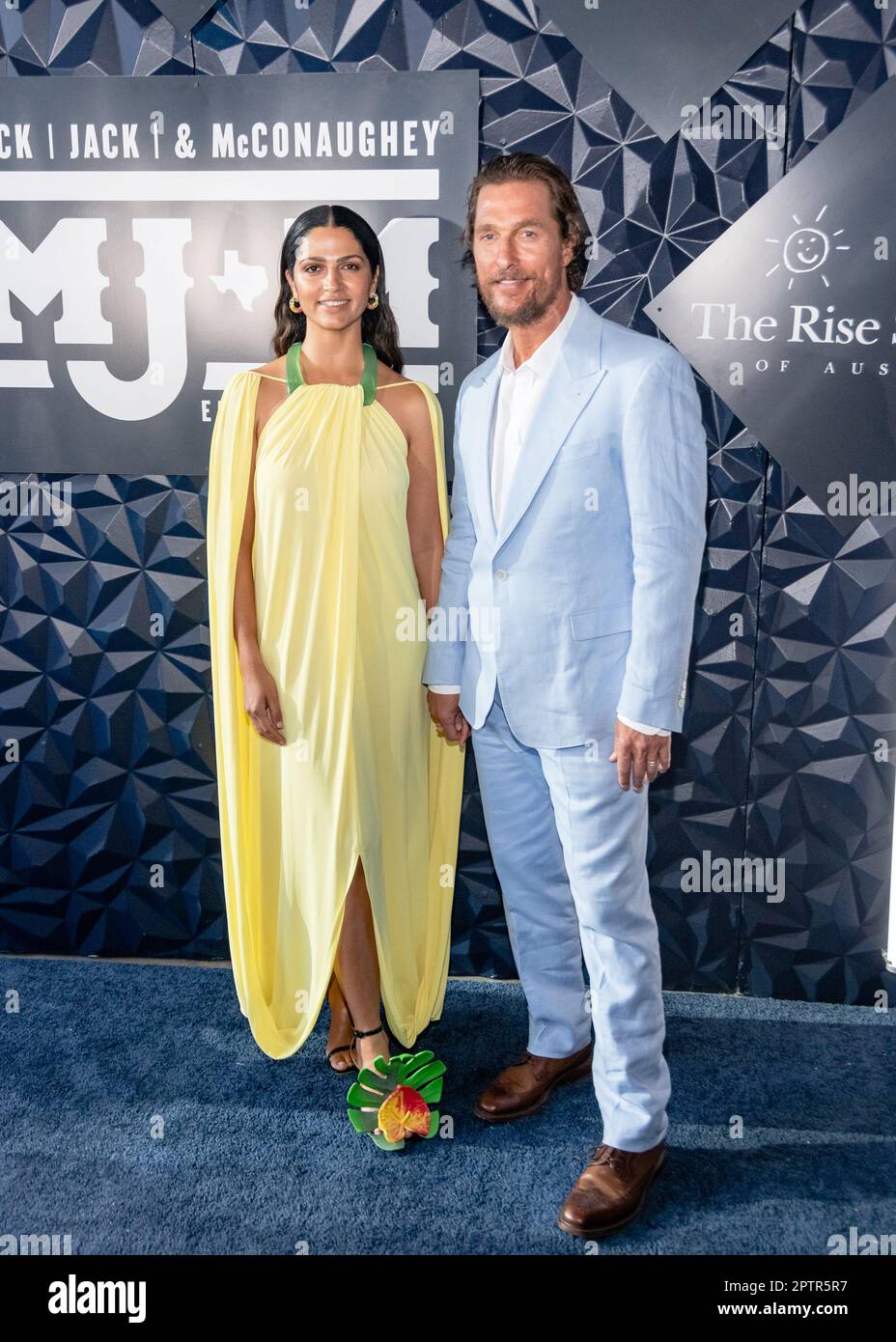 AUSTIN, TEXAS APRIL 27 (L) Camila Alves McConaughey and Matthew