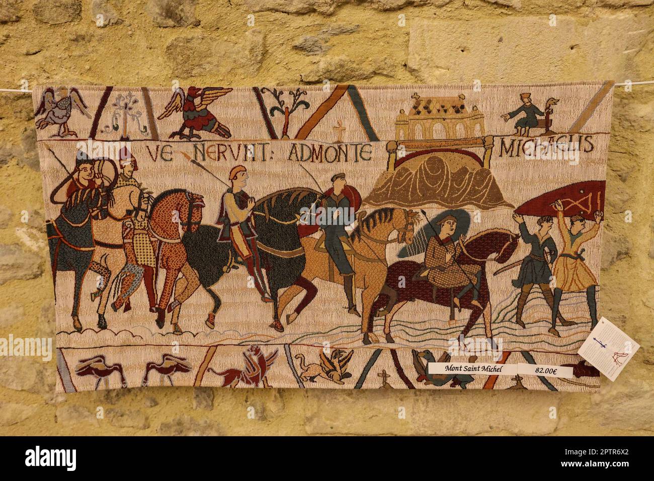 Bayeux,a,town,commune,in,the,Calvados,department,in,Normandy,Normandie,in,northwestern,France,French,Europe,European,Bayeux,is,home,to,the,Bayeux Tapestry,which,depicts,the,events,leading,up,yo,the, Norman Conquest,of England,in,1066. Stock Photo