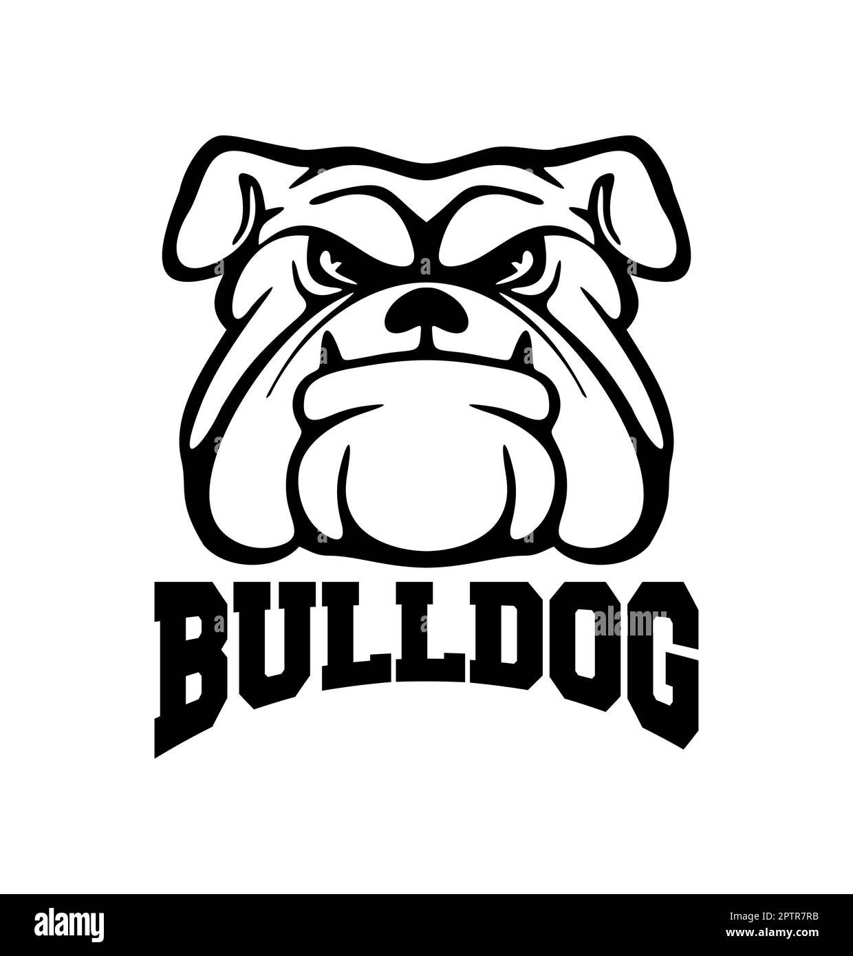Bulldog mascot Black and White Stock Photos & Images Alamy