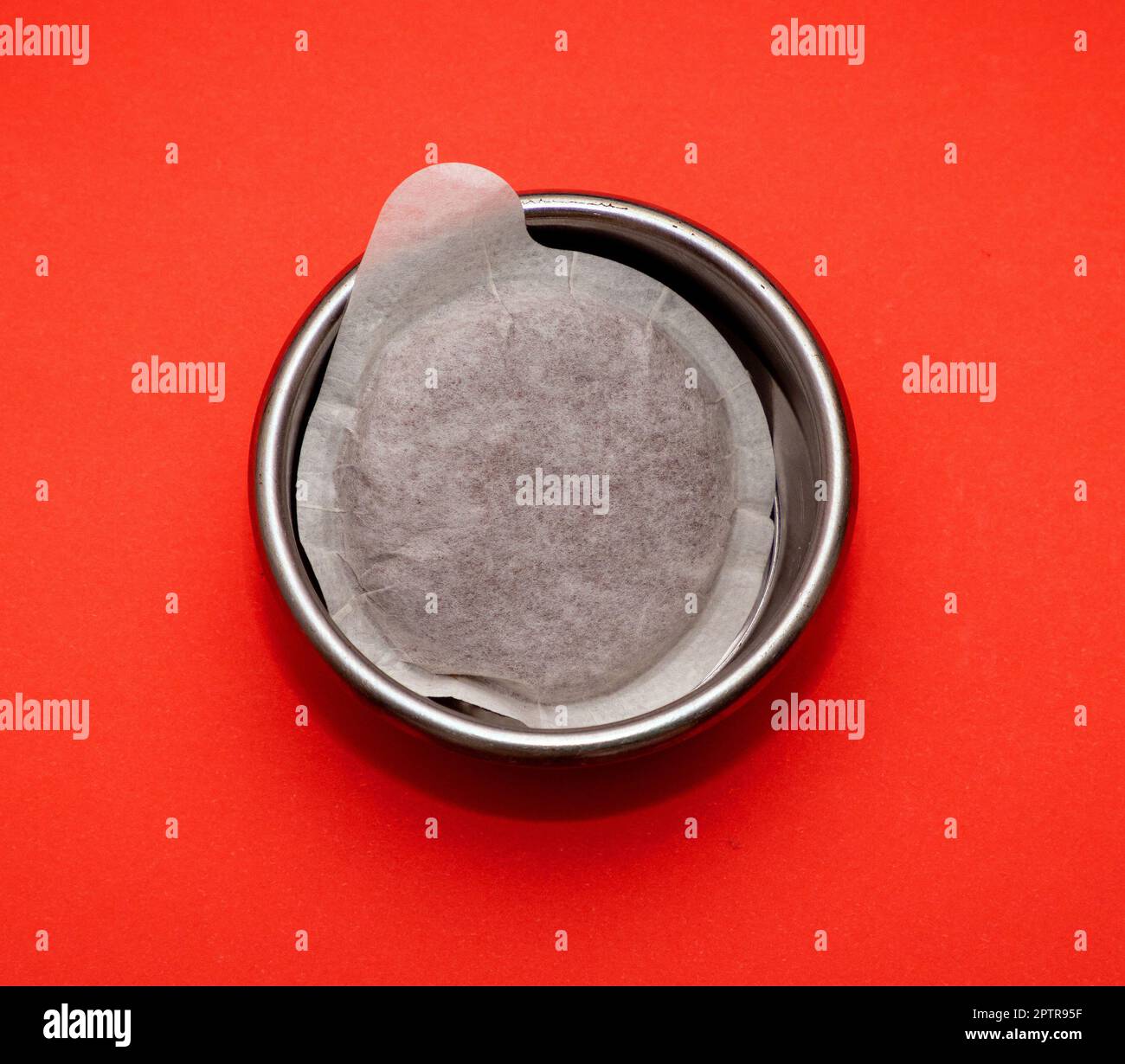 Espresso ese pod in metal insert for coffee machine Stock Photo - Alamy