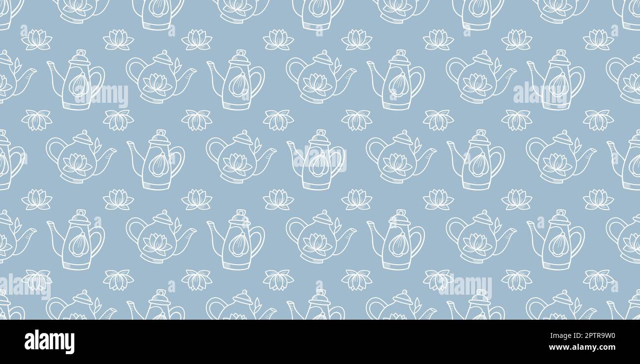 Blue lotus tea Stock Vector Images - Alamy
