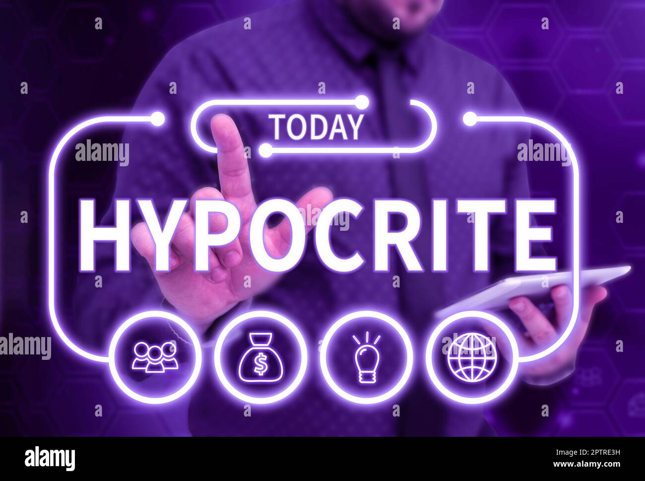 Inspiration showing sign Hypocrite, Internet Concept Medical condition ...