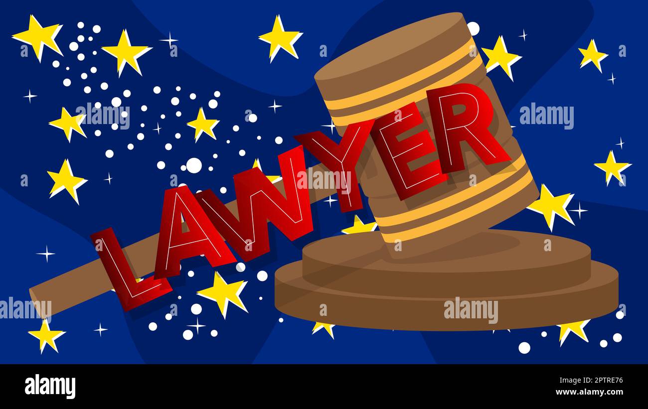 Lawyer. Word written with Children's font Stock Vector Image & Art Alamy