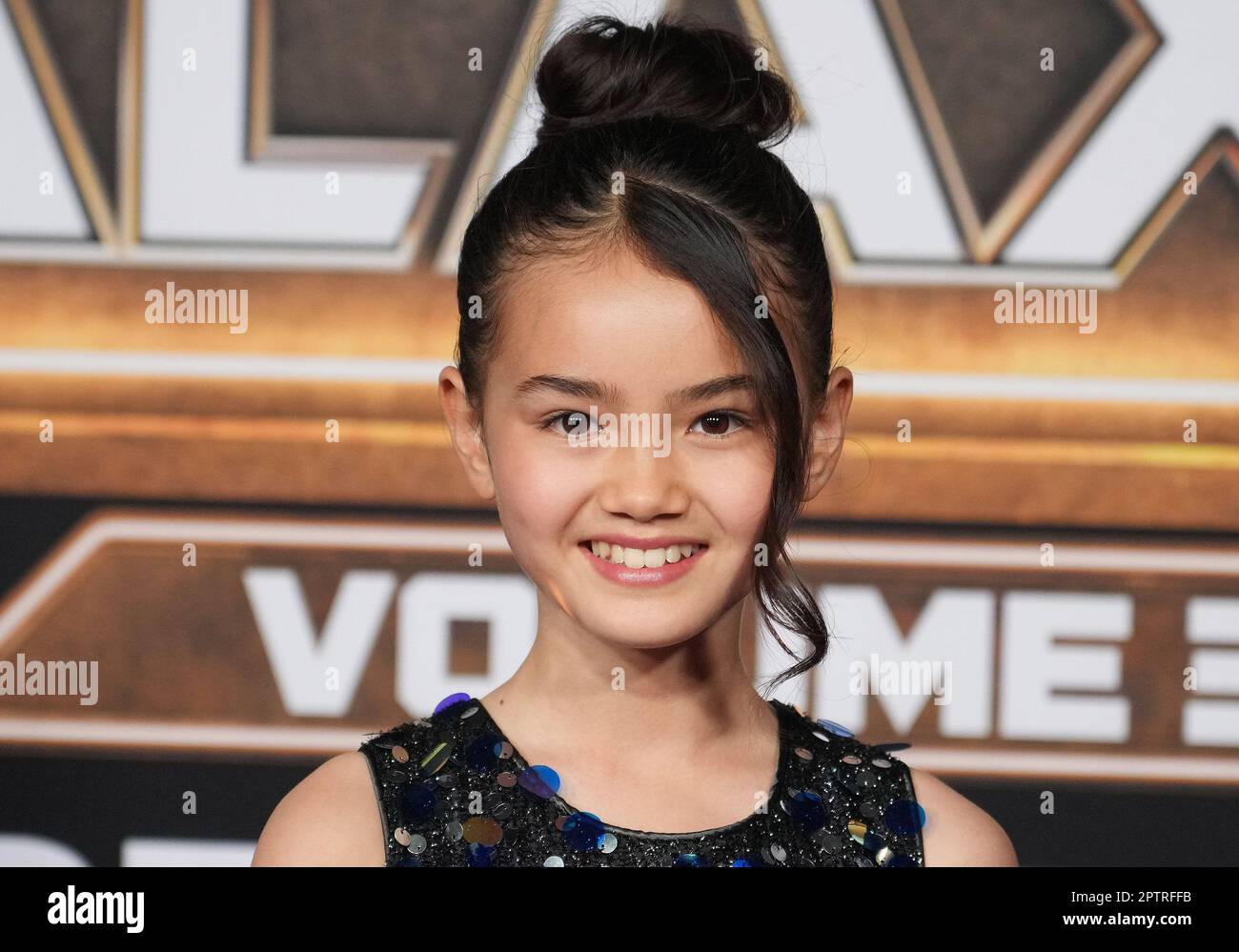 Los Angeles, USA. 27th Apr, 2023. Kai Zen arrives at the GUARDIANS OF