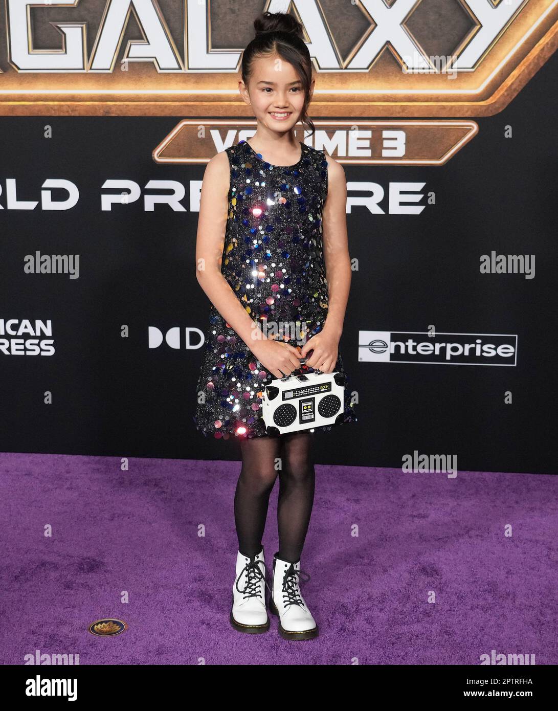 Los Angeles, USA. 27th Apr, 2023. Kai Zen arrives at the GUARDIANS OF