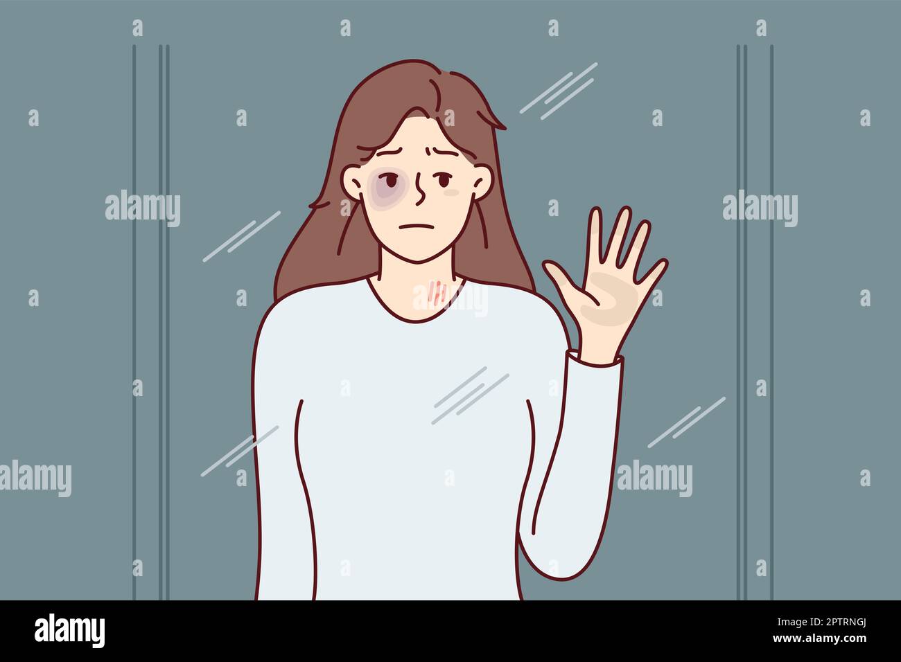 Domestic violence black woman hi-res stock photography and images - Alamy