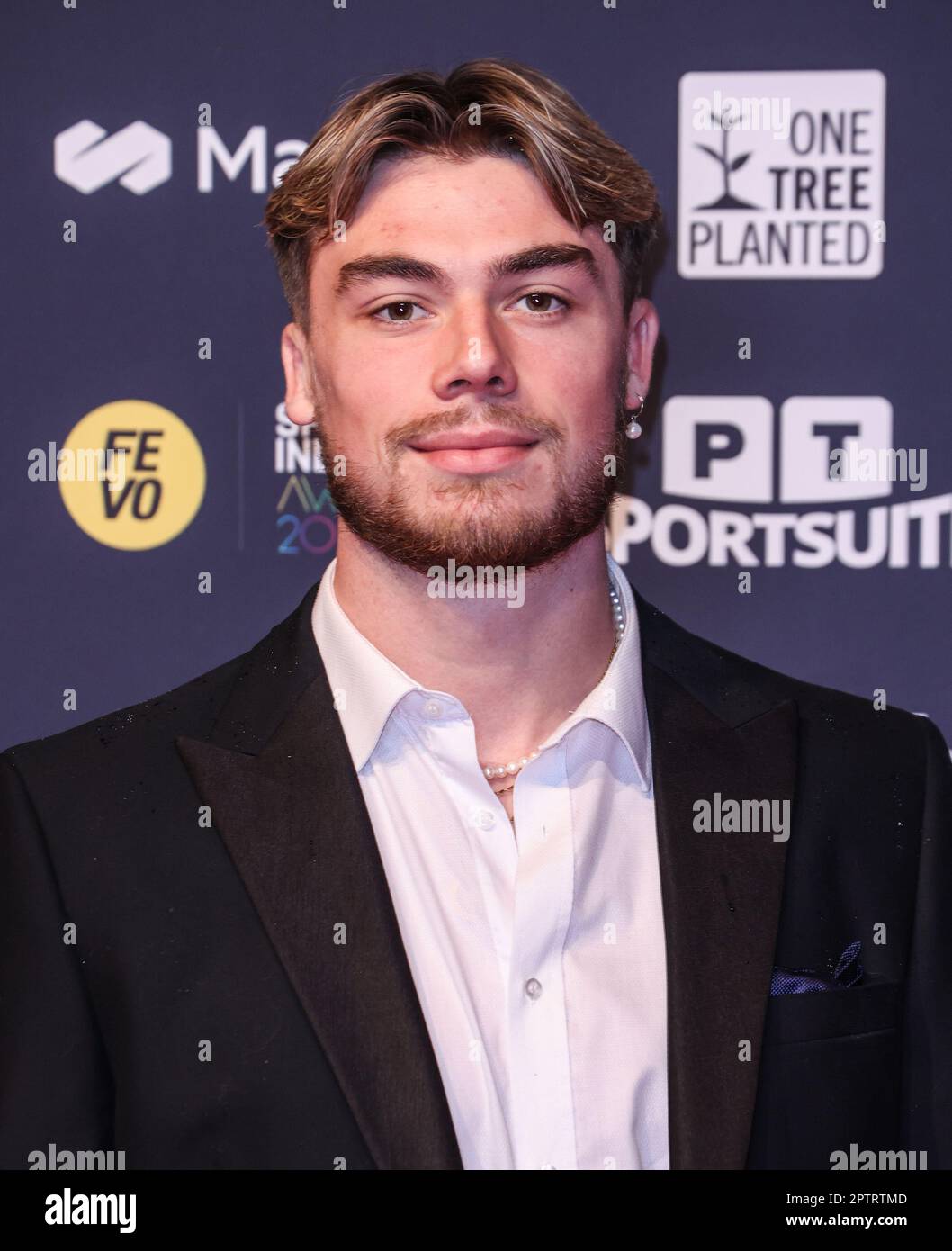 London, UK. 27th Apr, 2023. Ollie HassellCollins seen attending the