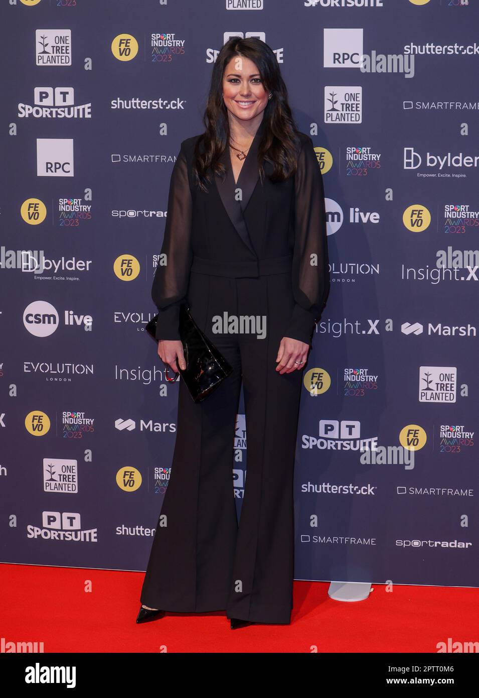 London, UK. 27th Apr, 2023. Sam Quek seen attending the Sport Industry