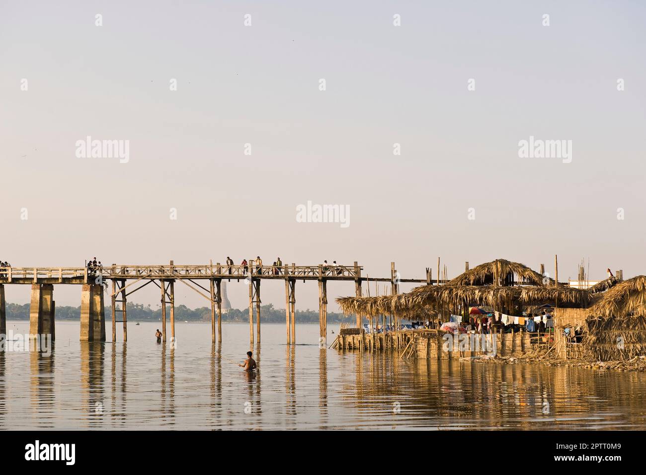 Myanmar, Amarapura, landscape Stock Photo