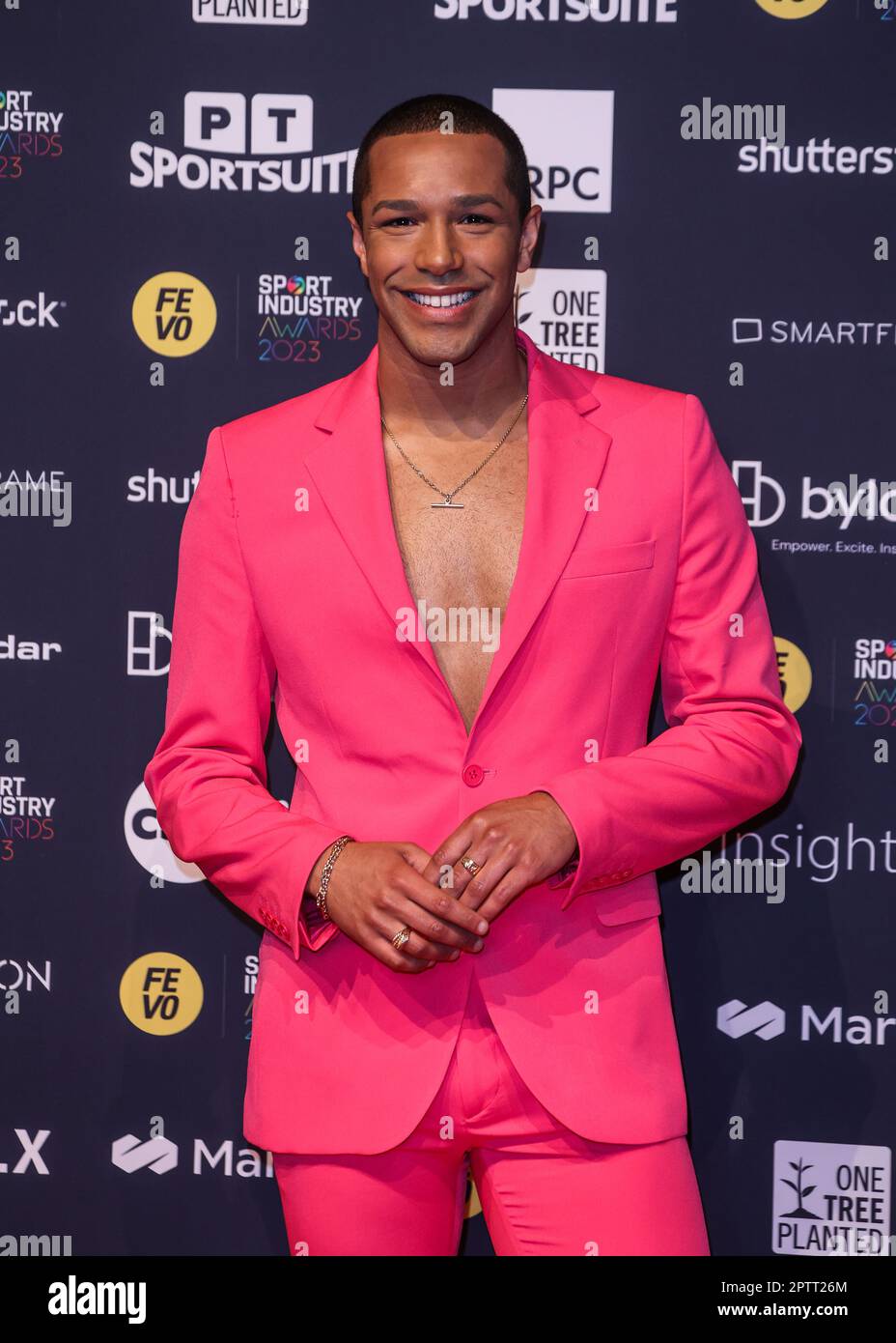 London, UK. 27th Apr, 2023. Michael Gunning seen attending the Sport