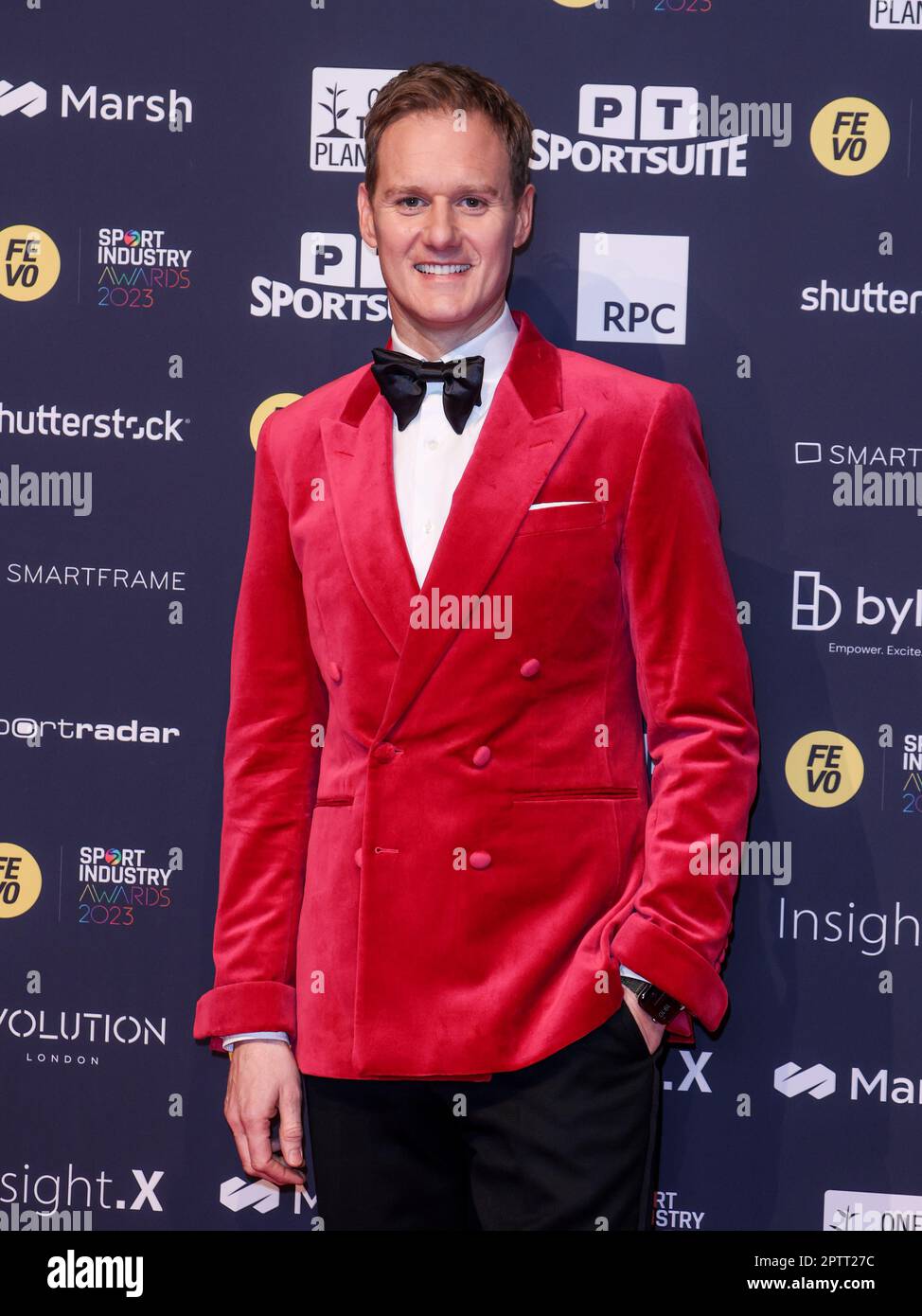 London, UK. 27th Apr, 2023. Dan Walker seen attending the Sport