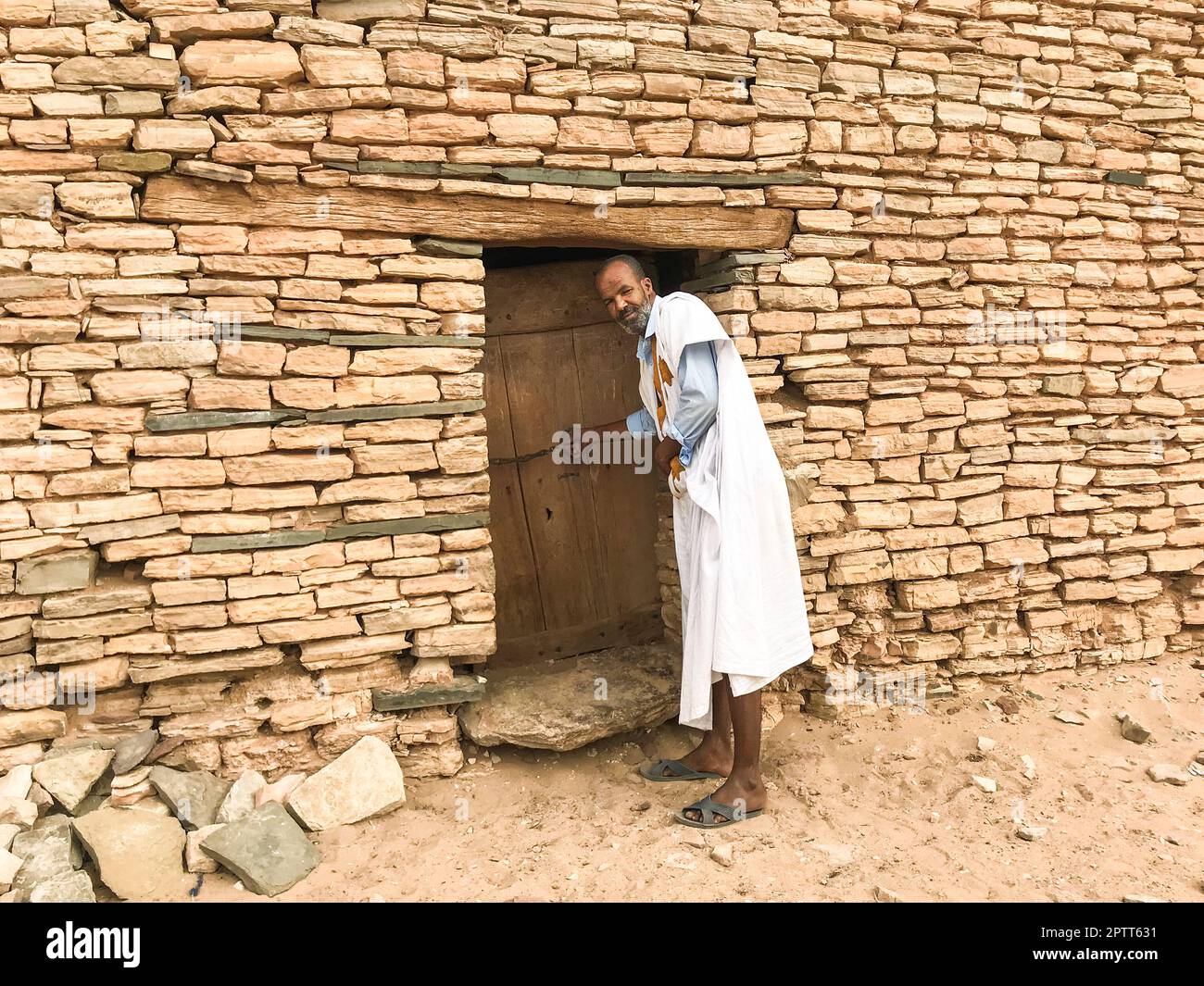 Mauritania, Tichitt, Old town Stock Photo - Alamy