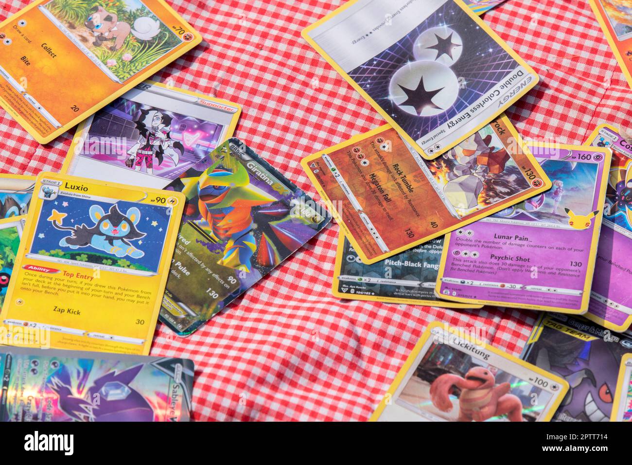 Selling Pokemon Cards At Kingsday At Amsterdam The Netherlands 27-4-2023  Stock Photo - Alamy