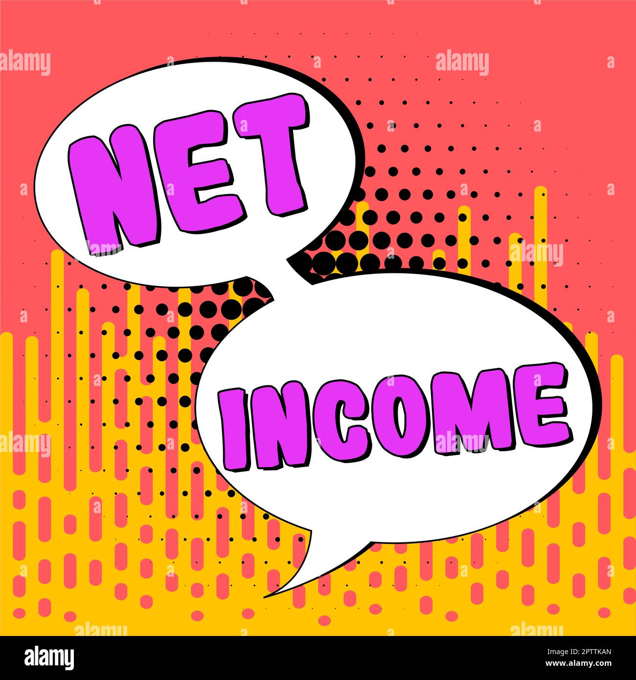 Net Exempt Income Hand writing sign Net Income, Conceptual photo the gross income ...