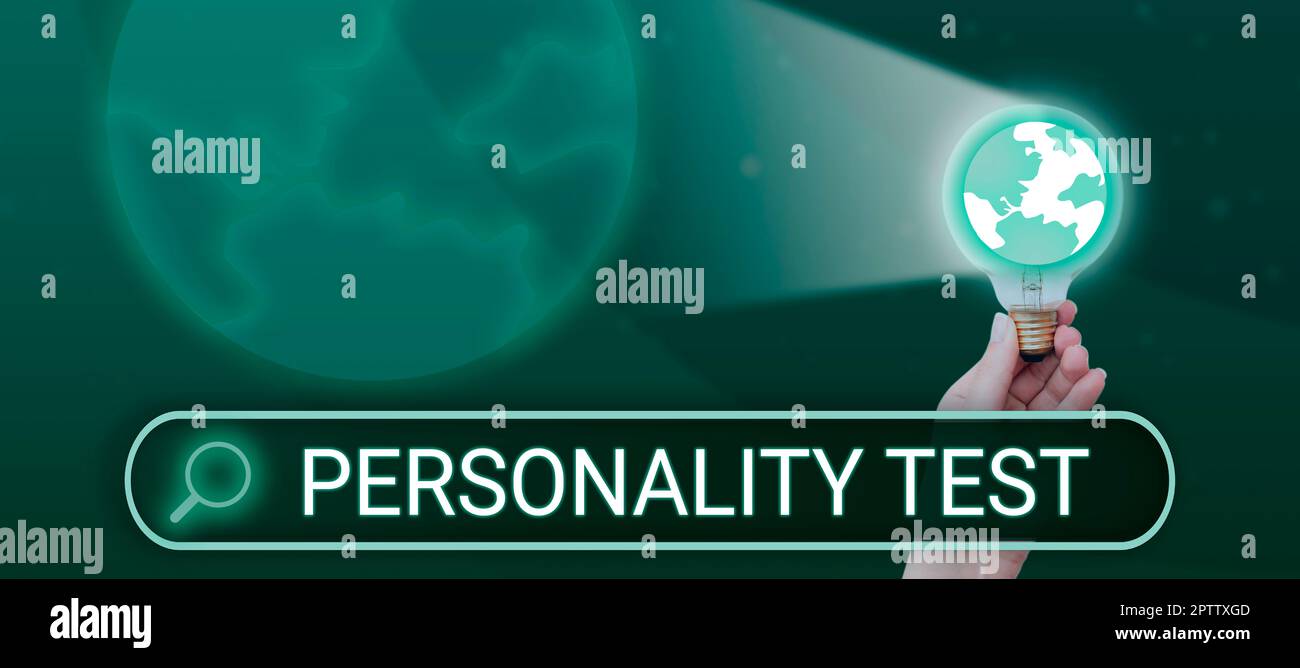 Handwriting text Personality Test, Business idea A method of assessing