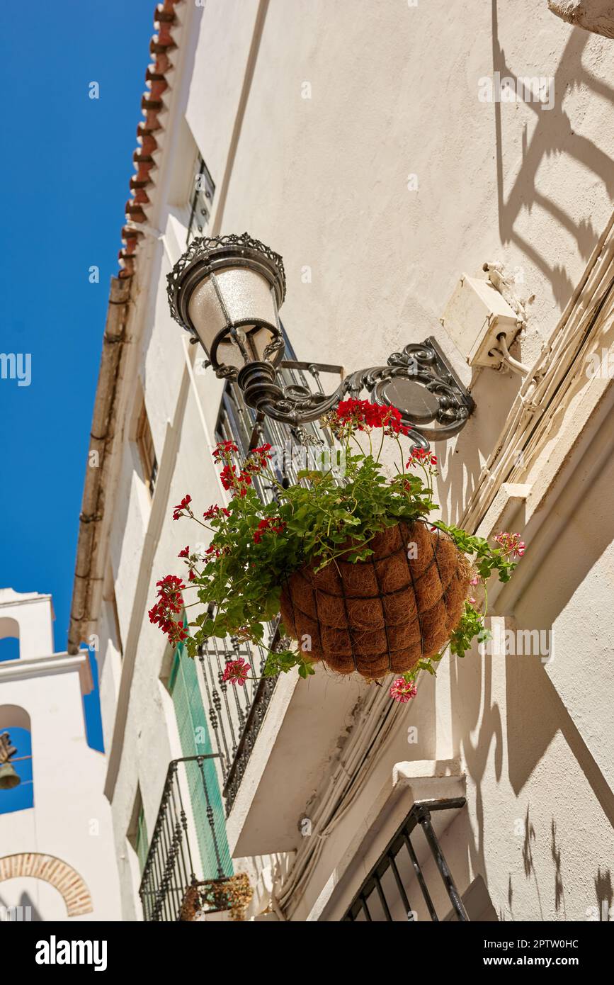 Marbella - the beautiful coastal city of Andalusia, Spain. The beautiful city of Marbella, Andalusia, Spain Stock Photo