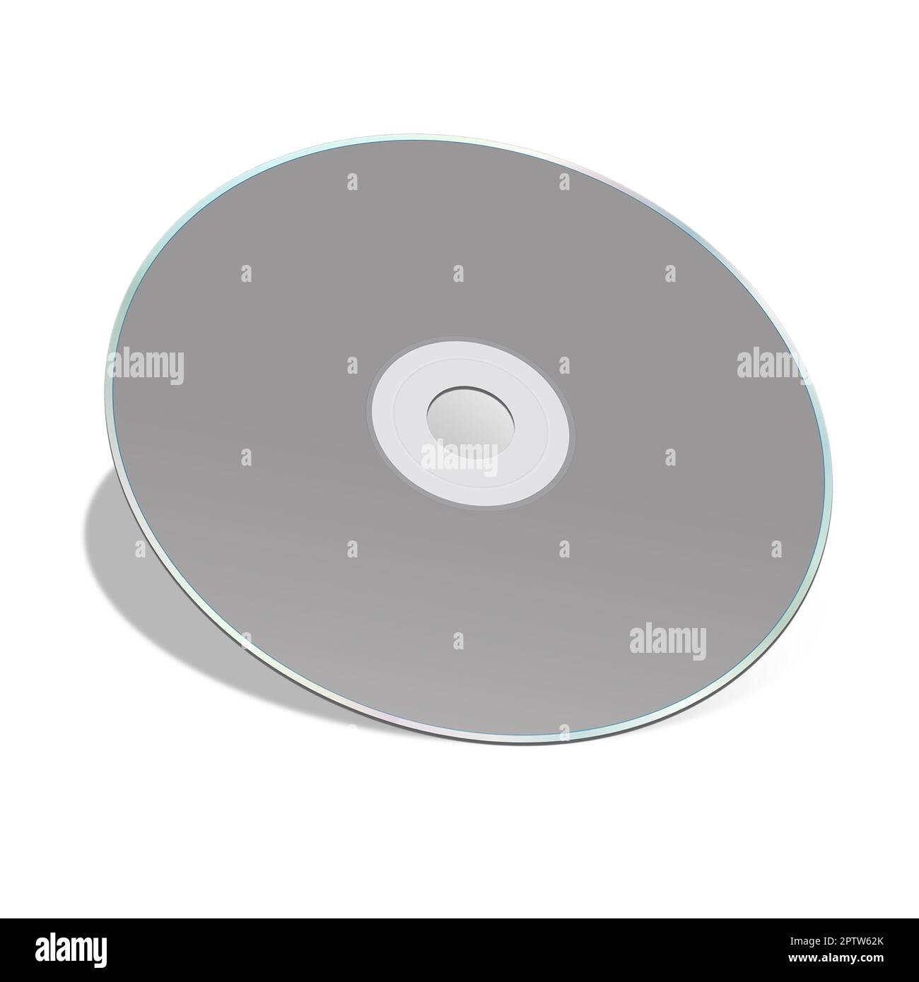 CD or DVD blank template grey for presentation layouts and design. 3D ...