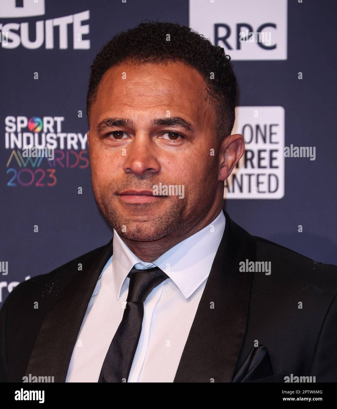 London, UK. 27th Apr, 2023. Jason Robinson seen attending the Sport