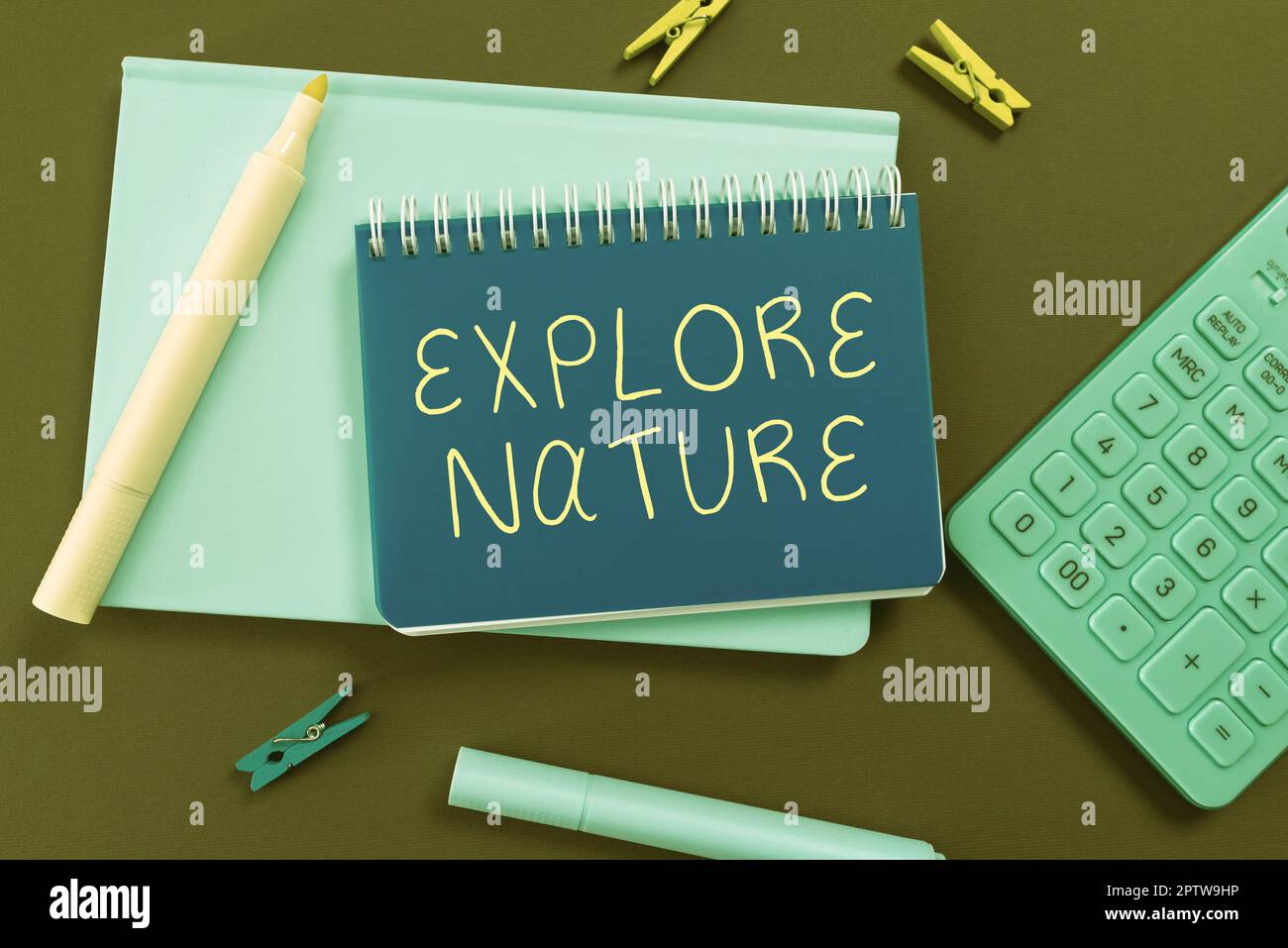 Hand writing sign Explore Nature, Conceptual photo Discovering the ...