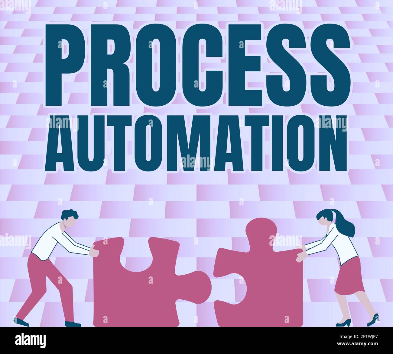Text sign showing Process Automation, Business showcase the use of ...