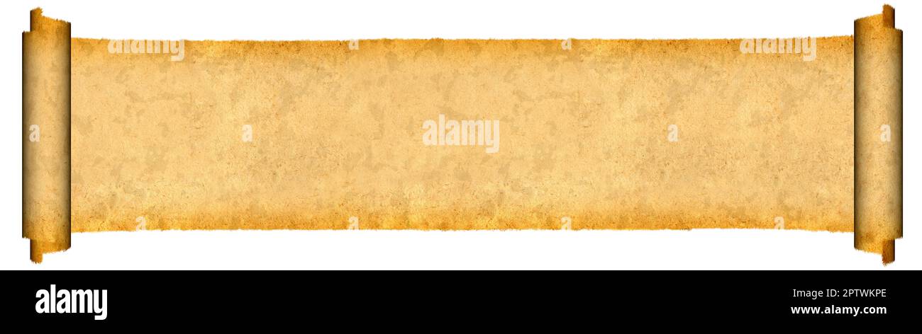 Old blank antique scroll paper isolated on transparent background PNG -  Similar PNG