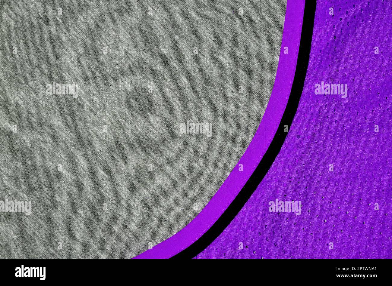 Top view of cloth textile surface. Close-up rumpled heater and knitted ...