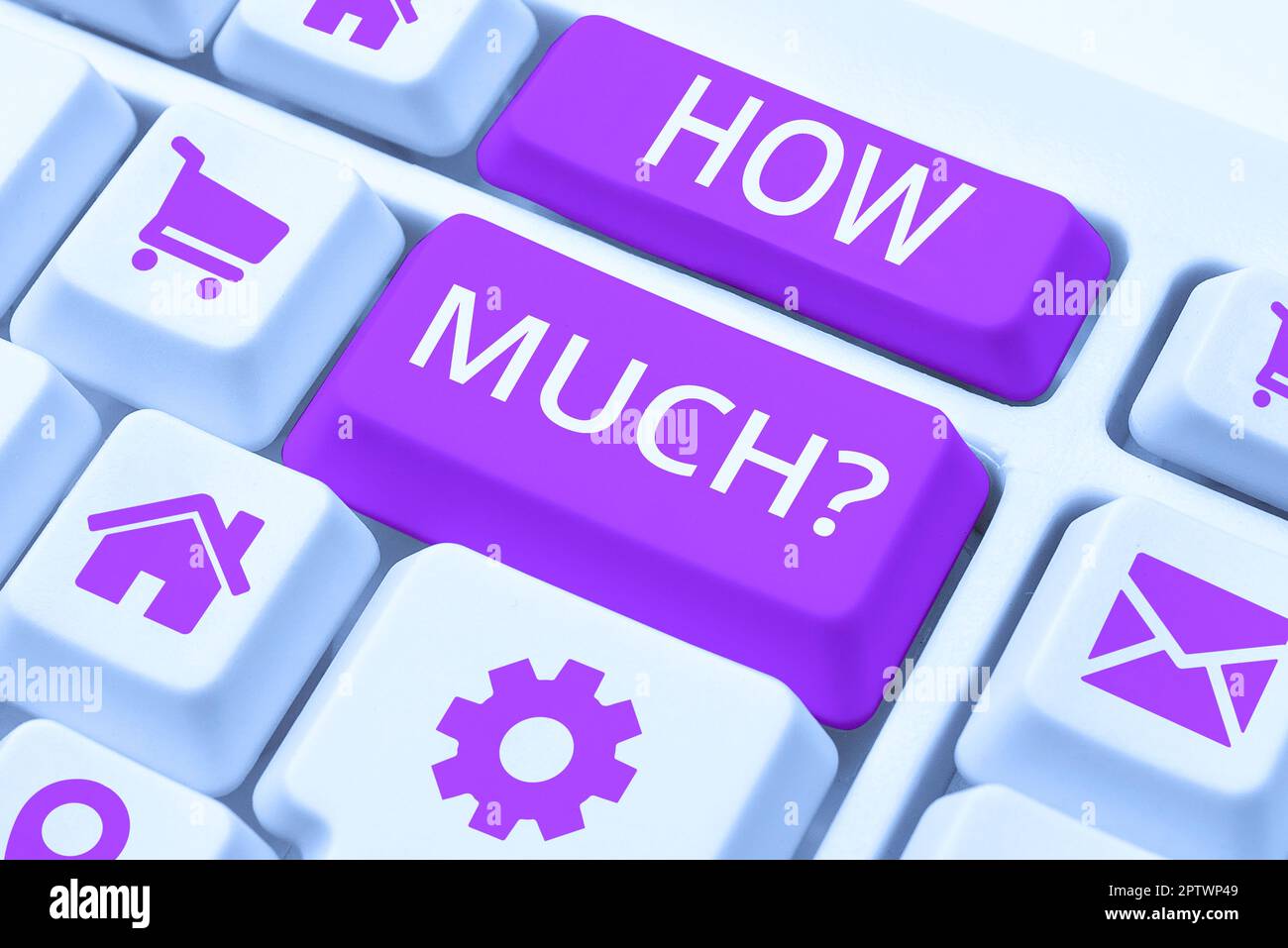 Conceptual display How Much, Word Written on ask about the amount or cost of something What amount or price Stock Photo