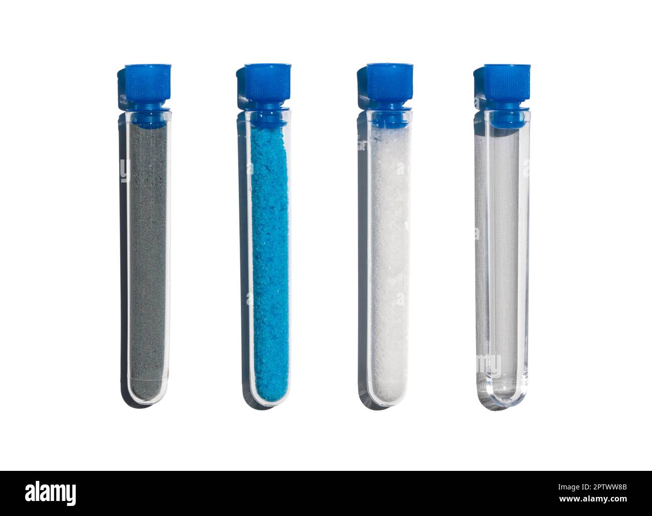 Zinc Powder, Copper(II) sulfate and Sodium Hydroxide Pellets in test