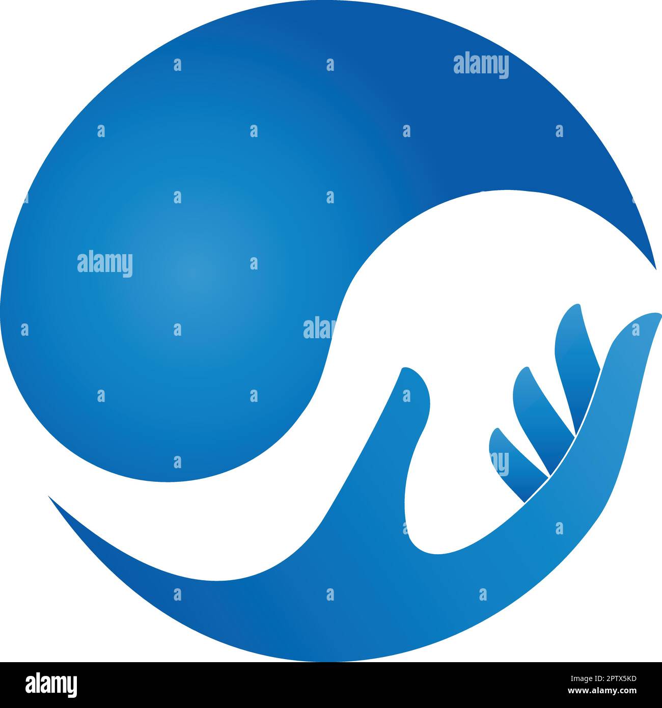 Water, wellness, spa, nature, logo, background Stock Vector