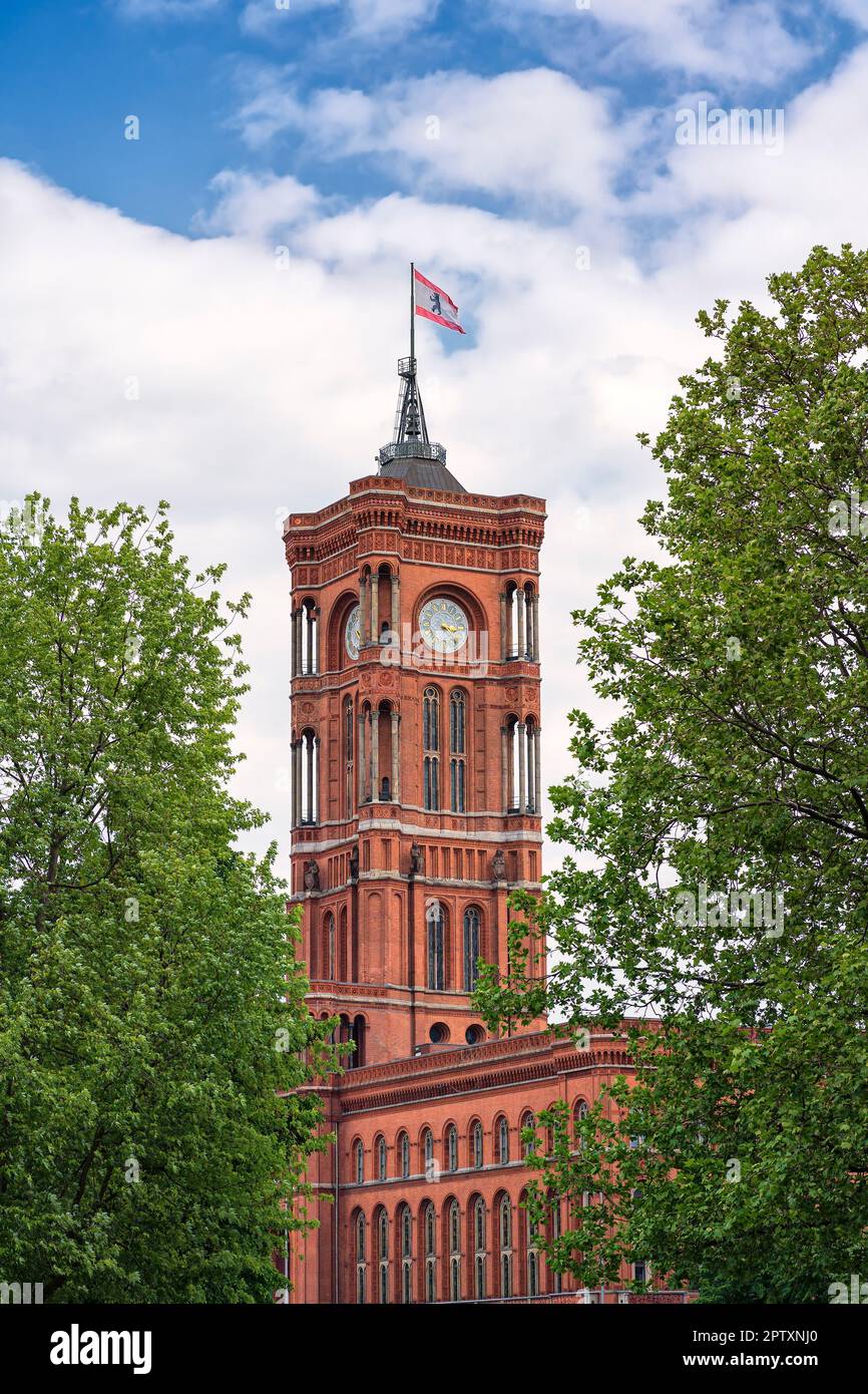 Rotes Rathaus, Berlin, Deutschland Stock Photo