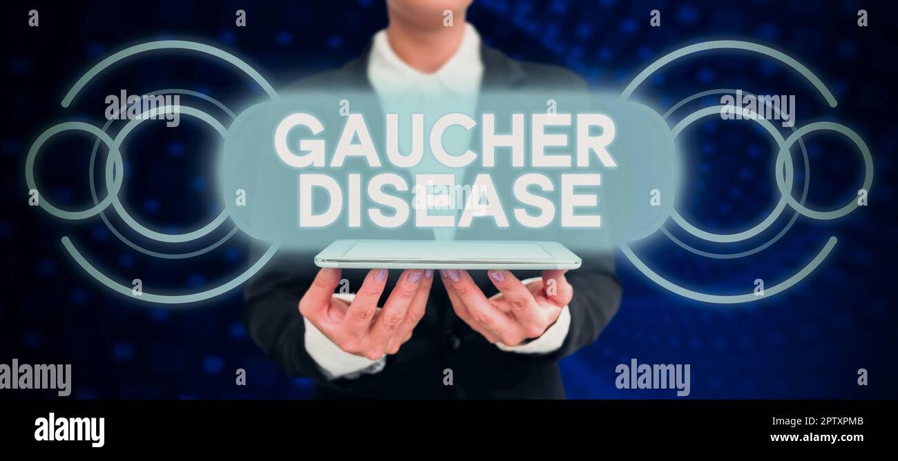 Handwriting text Gaucher Disease, Business approach autosomal recessive inherited disorder of metabolism Stock Photo