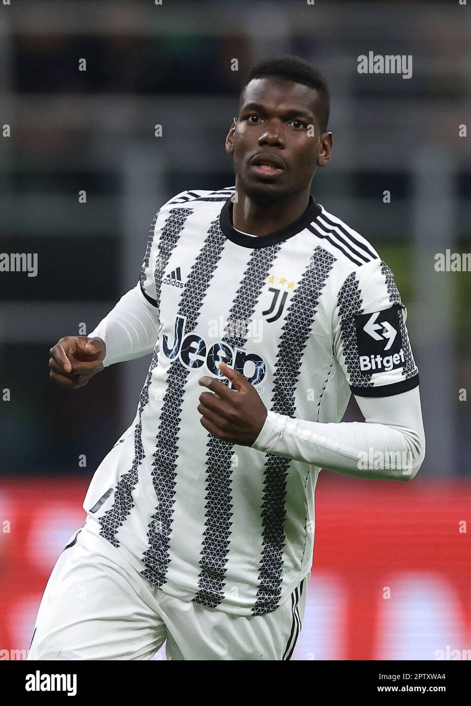 Milan, Italy, 26th April 2023. Paul Pogba Of Juventus During The Coppa ...