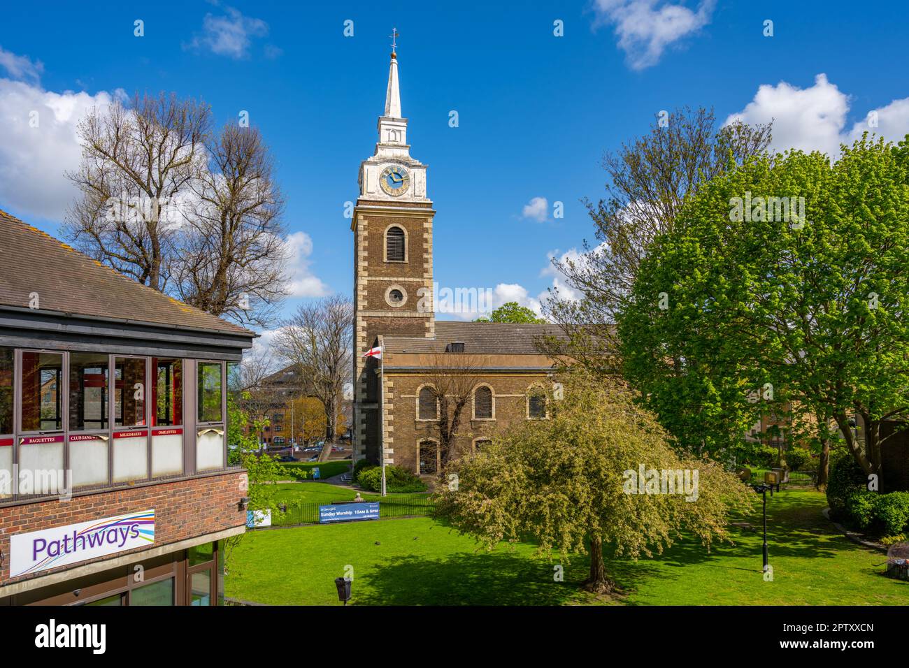 St Georges church Gravesend The burial place of Pocahontas Stock Photo