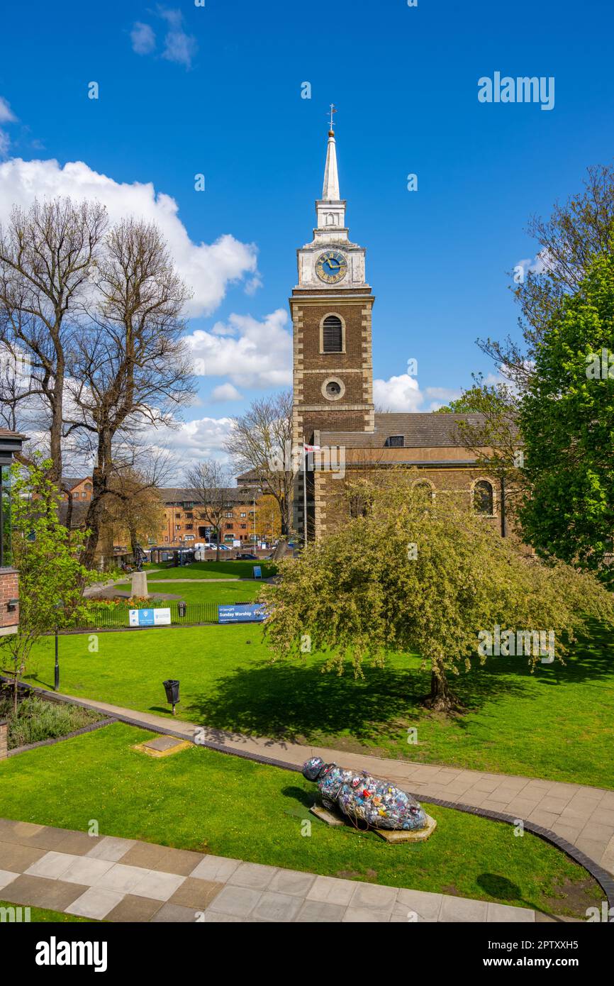St Georges church Gravesend The burial place of Pocahontas Stock Photo