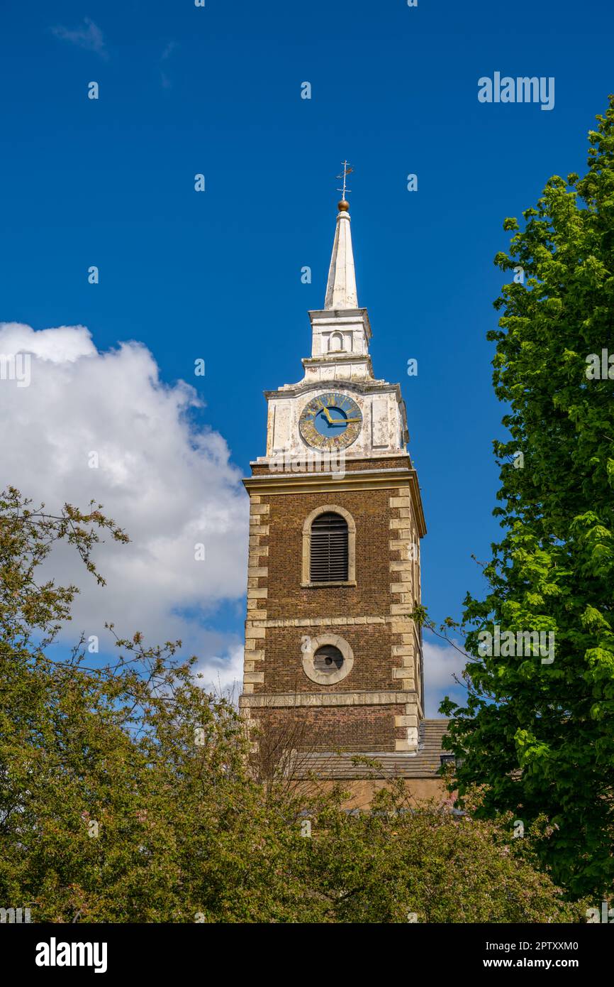 St church Gravesend The burial place of Pocahontas Stock Photo