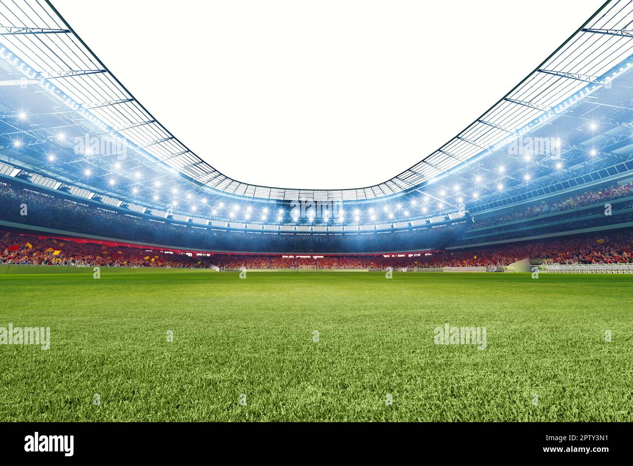 modern-soccer-stadium-view-with-green-grass-stock-photo-alamy