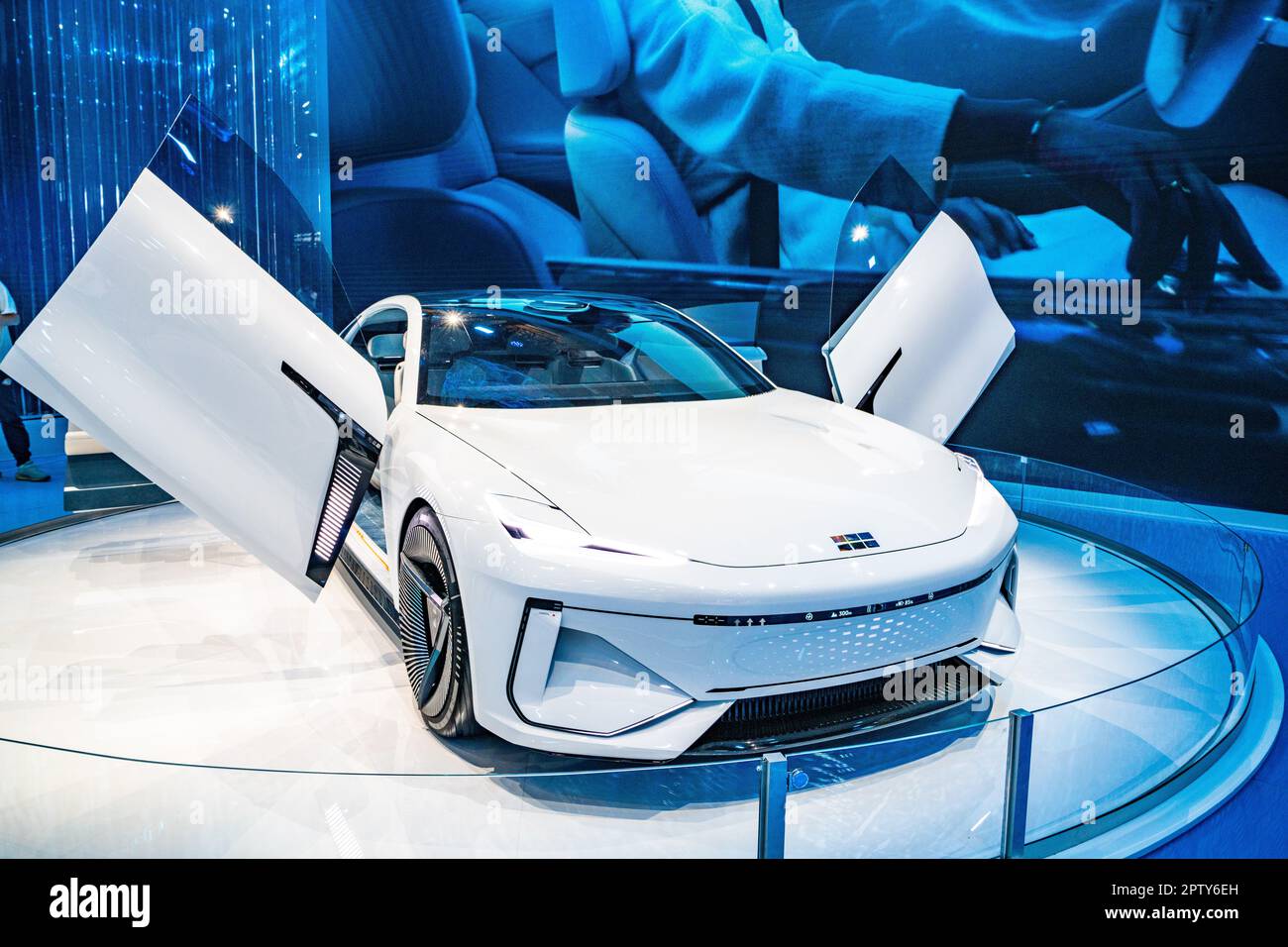 Galaxy Light electric concept sedan from Geely on display at the 2023 ...