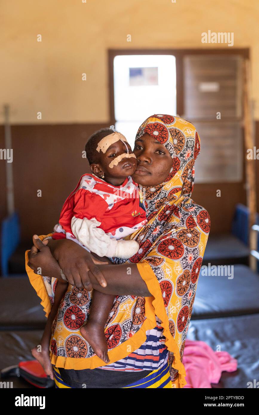 Mother And Young Child Admitted To Hospital For Malnutrition And ...